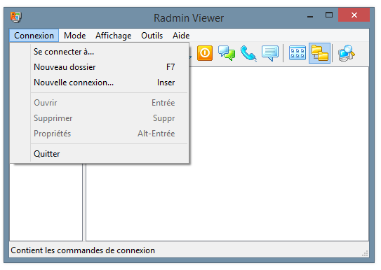 Connexion Radmin Viewer